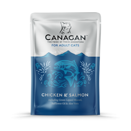 Canagan 雞肉&三文魚 成貓 主食肉醬濕包 85g x 8包